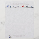 Winter birds-LetterHead Thoreau quote: Letterhead<br><div class="desc">A light-hearted whimsical letterhead stationary for the nature/bird lover. If you want additional pages without the quote or birds they can easily be remove.. It's all up to you. This can be customized. ***Also consider this letterhead for Christmas/holiday updates to friends and family. quote: What we call wildness is a...</div>