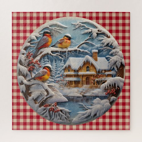 Winter Birds Puzzle