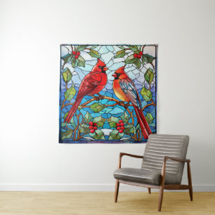 Winter Birds Tapestry