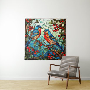 Winter Birds Tapestry