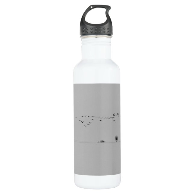 Winter birds water bottle (Front)