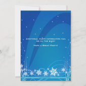 Winter Birthday Invitation with Picture (Back)