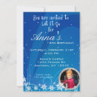 Winter Birthday Invitation with Picture