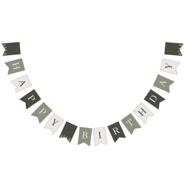 Winter Birthday Party Bunting Flags (All)