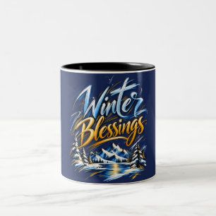 Winter Blessings Custom Mug Cup Travel Mug Tumbler