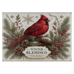 Winter Blessings Cutting Board