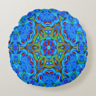 Winter bloom..... round pillow