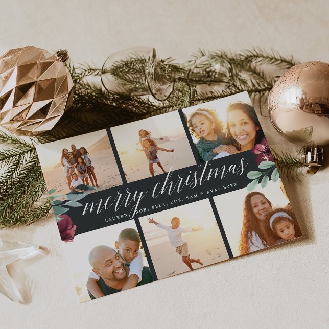 Winter Blooms | Multi Photo Holiday Card (Creator Uploaded)