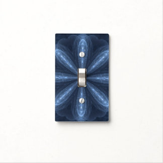 Winter Blossom Kaleidoscope Mandala Light Switch Cover