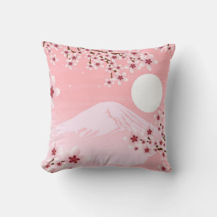 Winter Blossom Throw Pillow