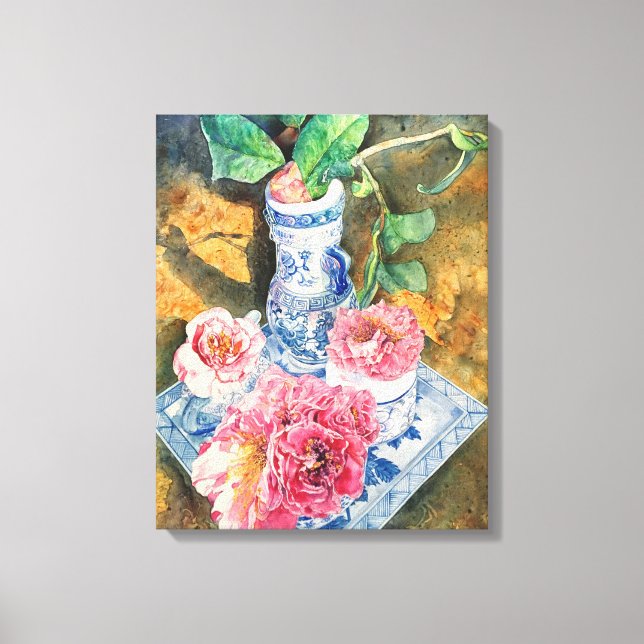 Winter Blossoms Canvas Print (Front)