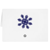 Winter Blue Cards (Back Horizontal)