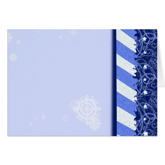 Winter Blue Cards (Front Horizontal)