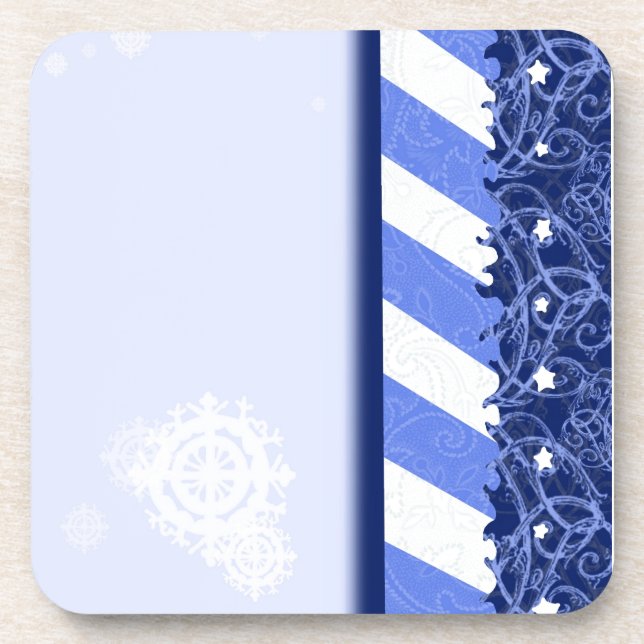 Winter Blue Coaster (Front)