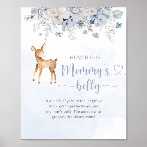 Winter blue deer how big is mommys belly game poster