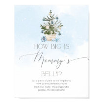 Winter blue how big is mommy's belly game poster