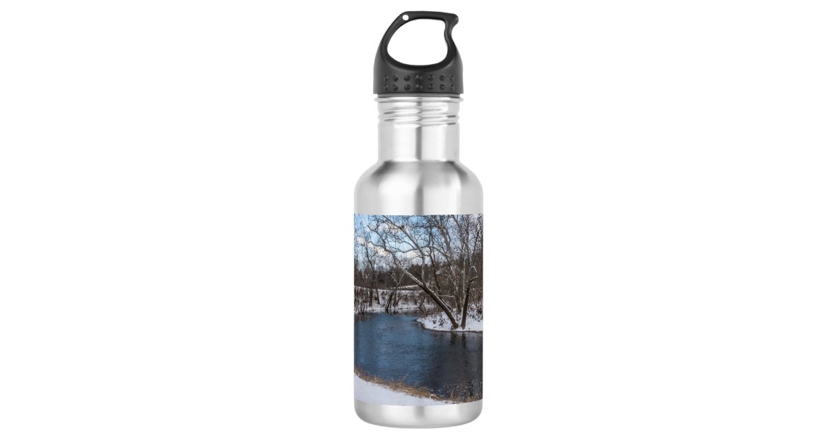 Winter Blue James River Stainless Steel Water Bott Stainless Steel Water  Bottle | Zazzle