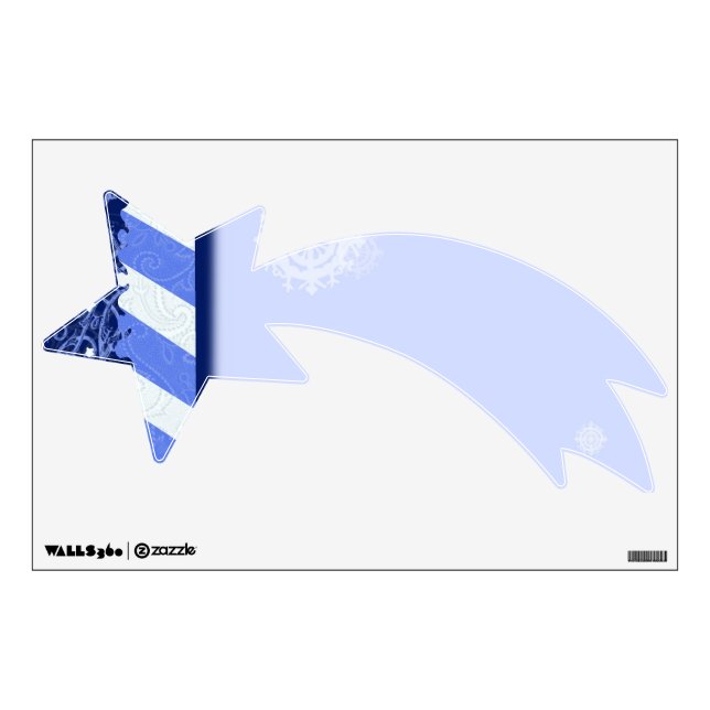 Winter Blue Wall Decal (Front)