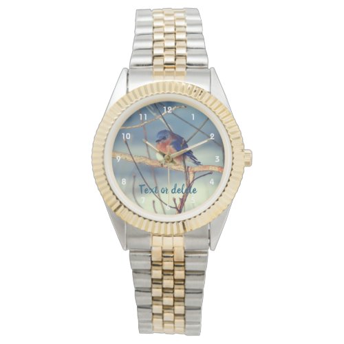 Winter Bluebird Personalized    Watch