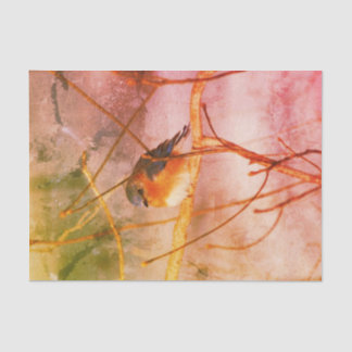 Winter Bluebird Vintage Decoupage  Tissue Paper