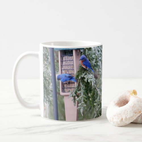 Winter Bluebirds Mug