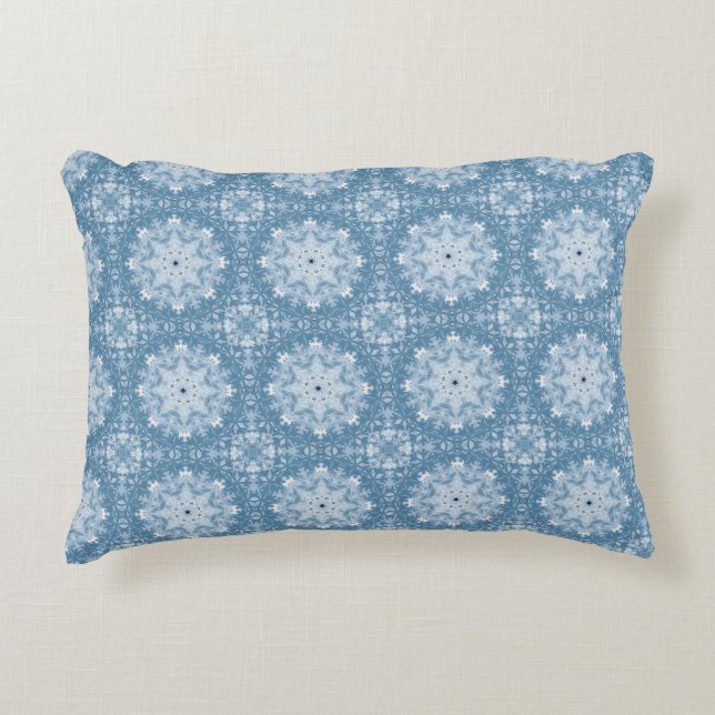 Winter Blues Accent Pillow (Front)