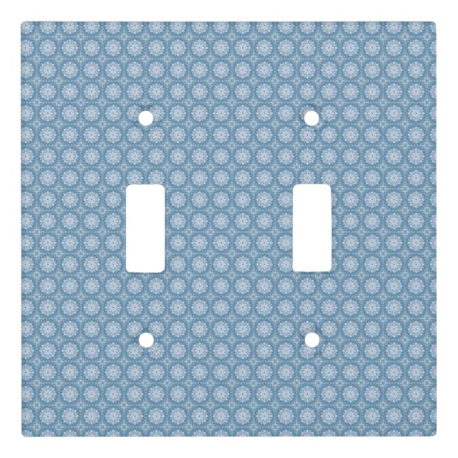 Winter Blues Light Switch Cover (Front)