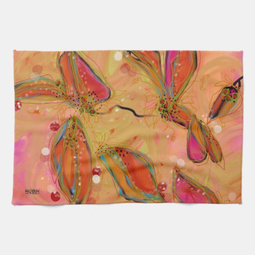 Winter Blush Kitchen Towel