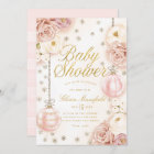 Winter Blush Pink Floral Baby Shower