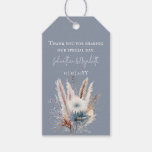 Winter Boho Floral | Blue Wedding Gift Tags