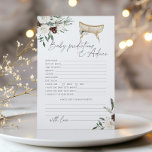 Winter boho Predictions and advice for baby card<br><div class="desc">Winter Nursery boho Predictions and advice for baby card
Matching games are available.</div>