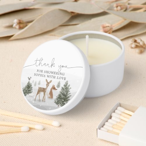 Winter Boho Woodland Baby Shower