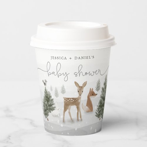 Winter Boho Woodland Baby Shower