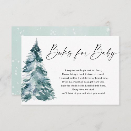 Winter books for baby gender neutral book request  enclosure card