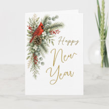 Winter Botanica Red Cardinal Warm Winter Wishes