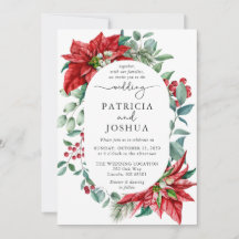 Winter Botanical Christmas Wedding