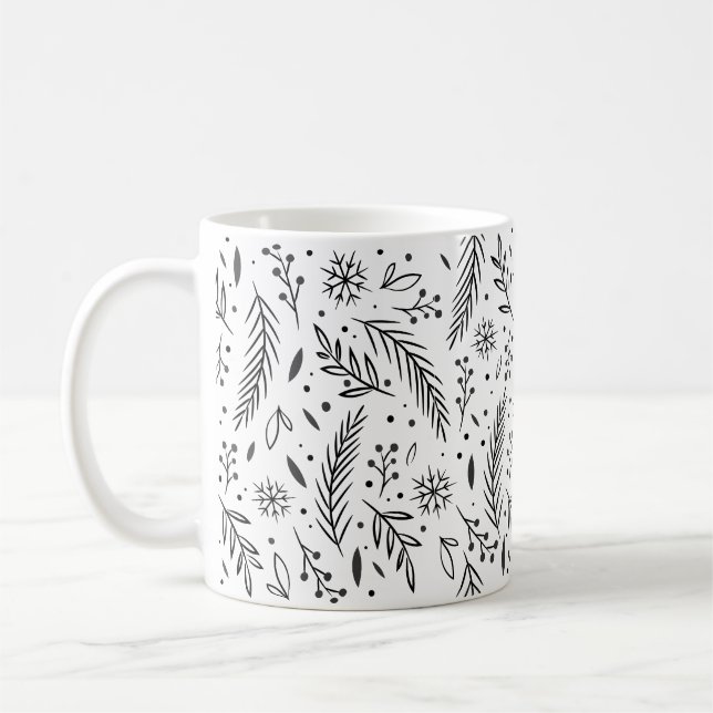 Winter Botanical Classic Mug (Left)