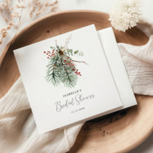 Winter Botanical Napkins