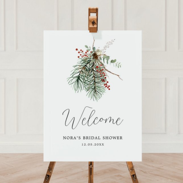 Winter Botanical Welcome Sign (Creator Uploaded)