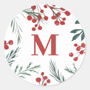 Winter Botanicals Elegant Envelope Seal