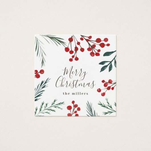Winter Botanicals Elegant Holiday Christmas (Front)
