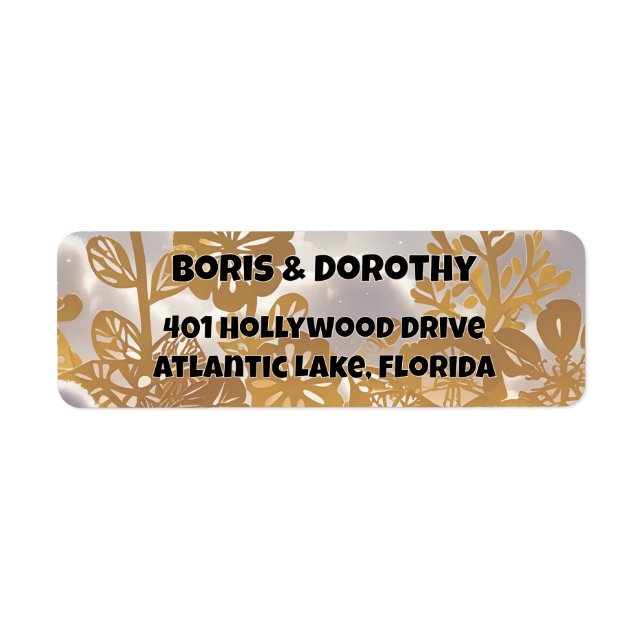 Winter Botanicals Label (Front)
