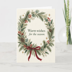 Winter Botanicals Seasonal Greeting Card