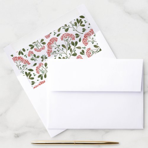 Winter Bouquet Envelope Liner