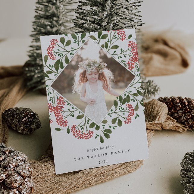 Winter Bouquet | Holiday Photo Card (Creator Uploaded)