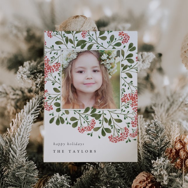 Winter Bouquet | Holiday Photo Card (Creator Uploaded)