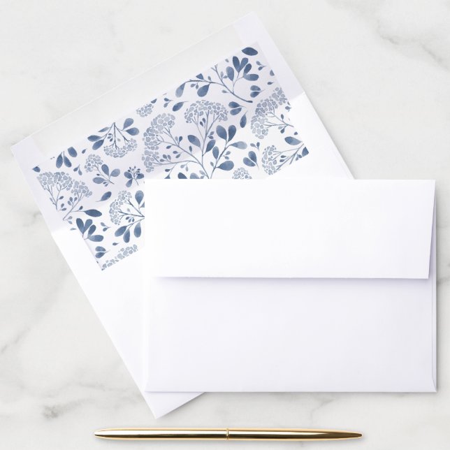 Winter Bouquet Patterned Envelope Liner (Desk)