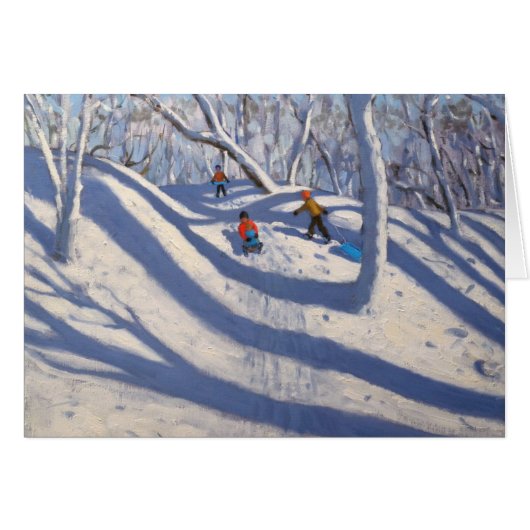 Winter Bramcote Nottingham 2008 Cards (Front Horizontal)