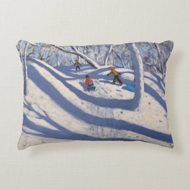Winter Bramcote Nottingham 2009 Decorative Pillow (Front)