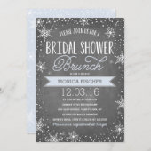 Winter Bridal Shower Invitation (Front/Back)